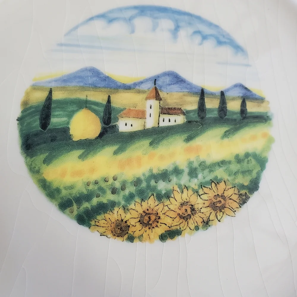 SUR LA TABLE Tuscan Countryside Appetizer Plates